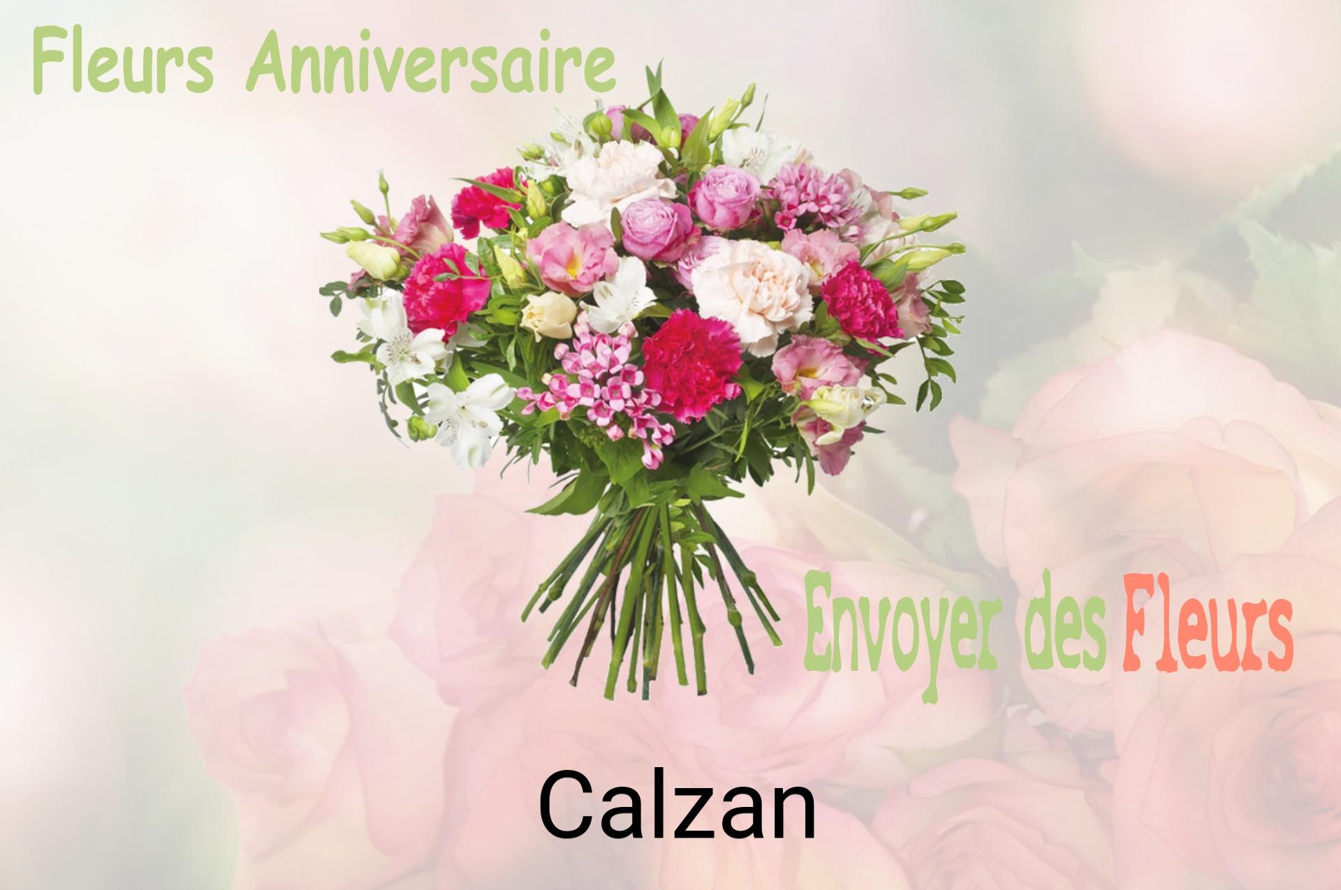 Bouquet de fleurs d’anniversaire livré à Calzan